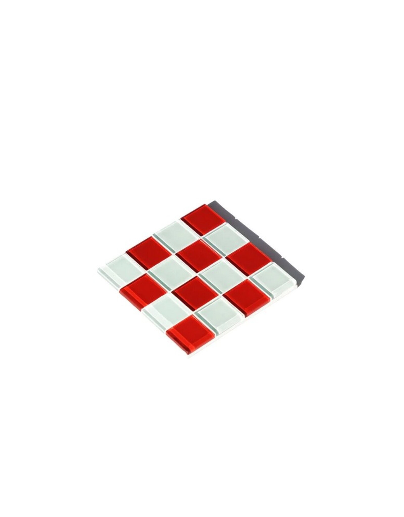 Studio Matrix Coaster Chess Wit Rood