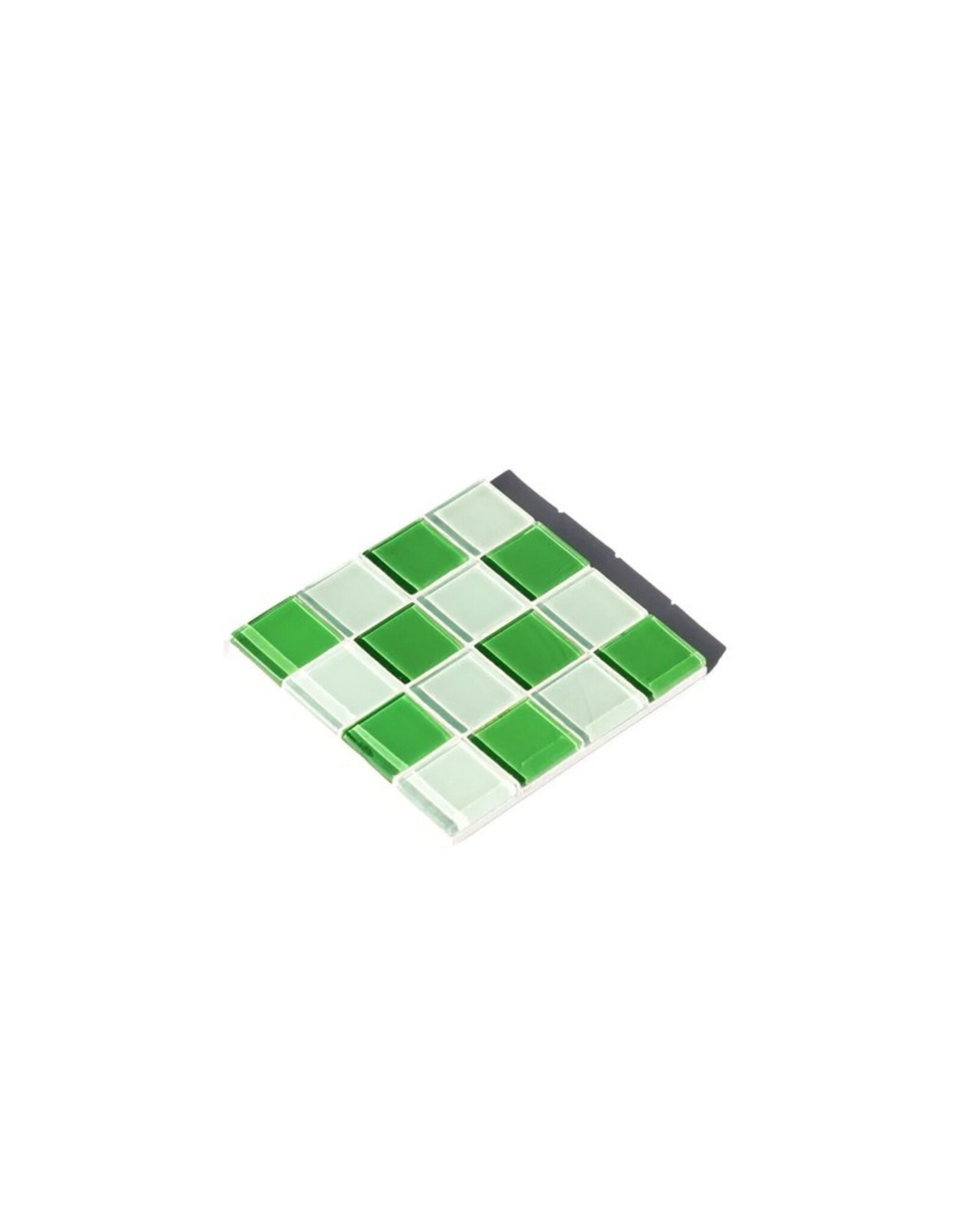 Studio Matrix Coaster Chess Wit Groen