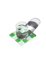 Studio Matrix Coaster Chess Wit Groen