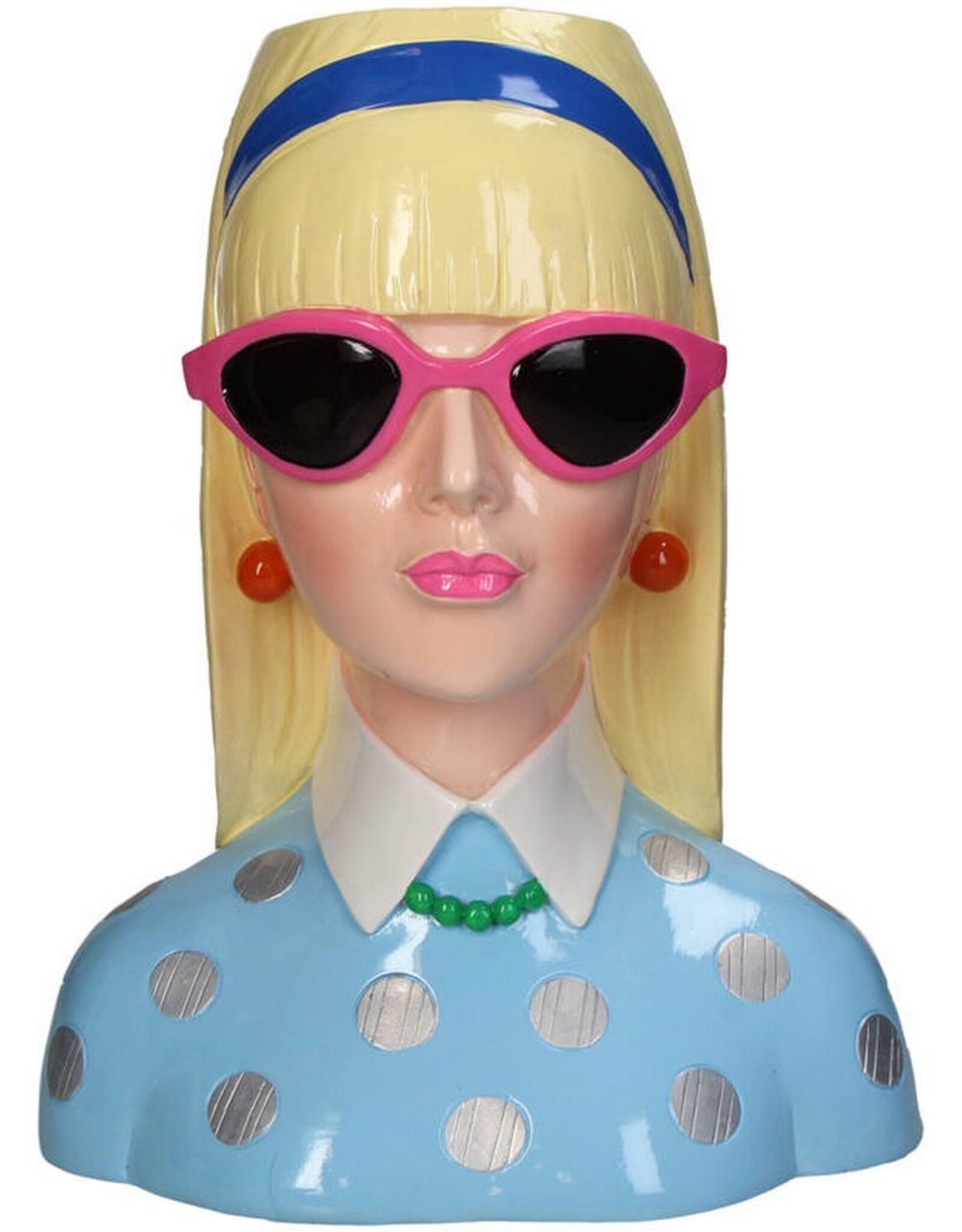 Kersten BV Vaas Fashion Lady Blond Hair