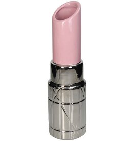 Kersten BV Vaas Lipstick Zilver Roze