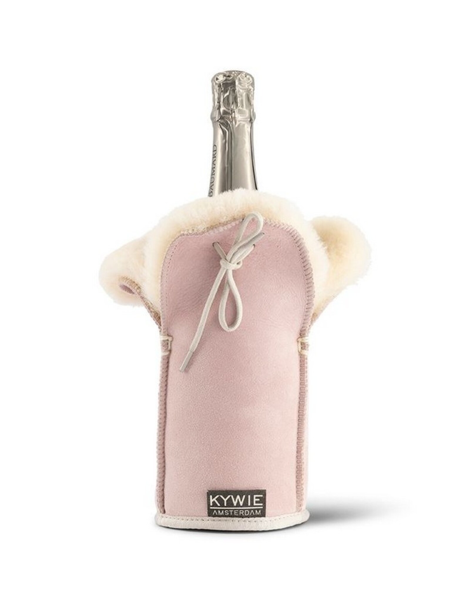 KYWIE Wijnkoeler Champagne Baby Pink Suede