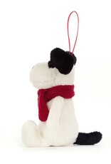 Jellycat Kerstboomhanger Bashful Puppy Decoration