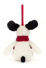 Jellycat Kerstboomhanger Bashful Puppy Decoration