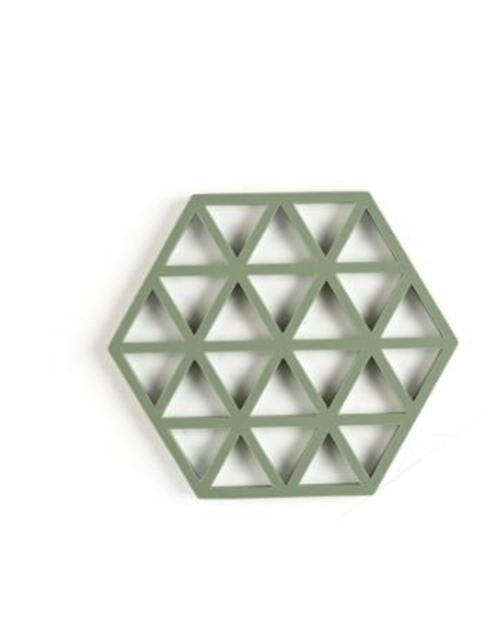 ZONE Denmark Trivet Triangles Rosemary/Matcha/Olive Taup set van 3
