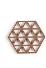 ZONE Denmark Trivet Triangles Terracotta/Lupine/Almond set van 3