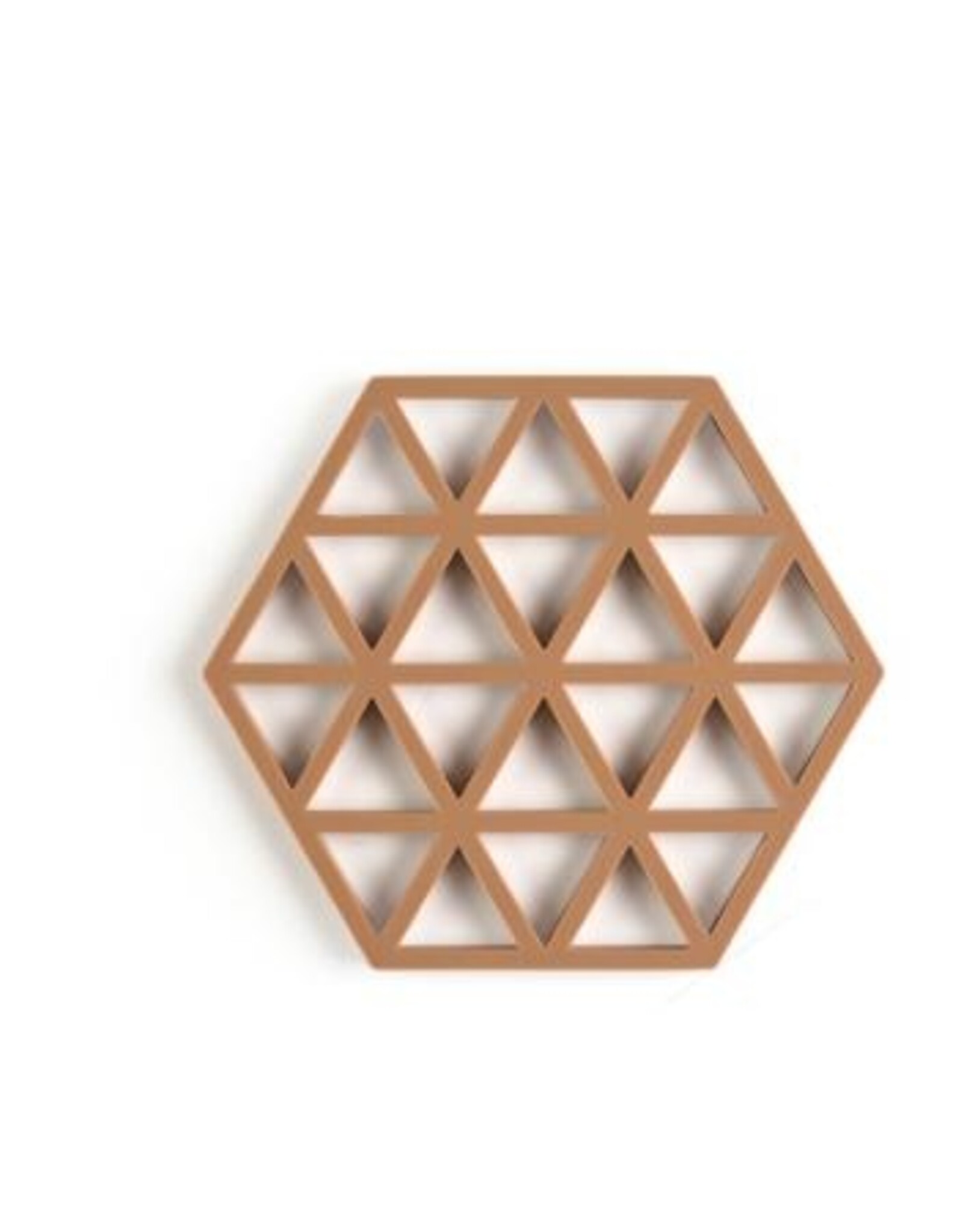 ZONE Denmark Trivet Triangles Terracotta/Lupine/Almond set van 3