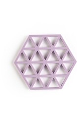 ZONE Denmark Trivet Triangles Terracotta/Lupine/Almond set van 3