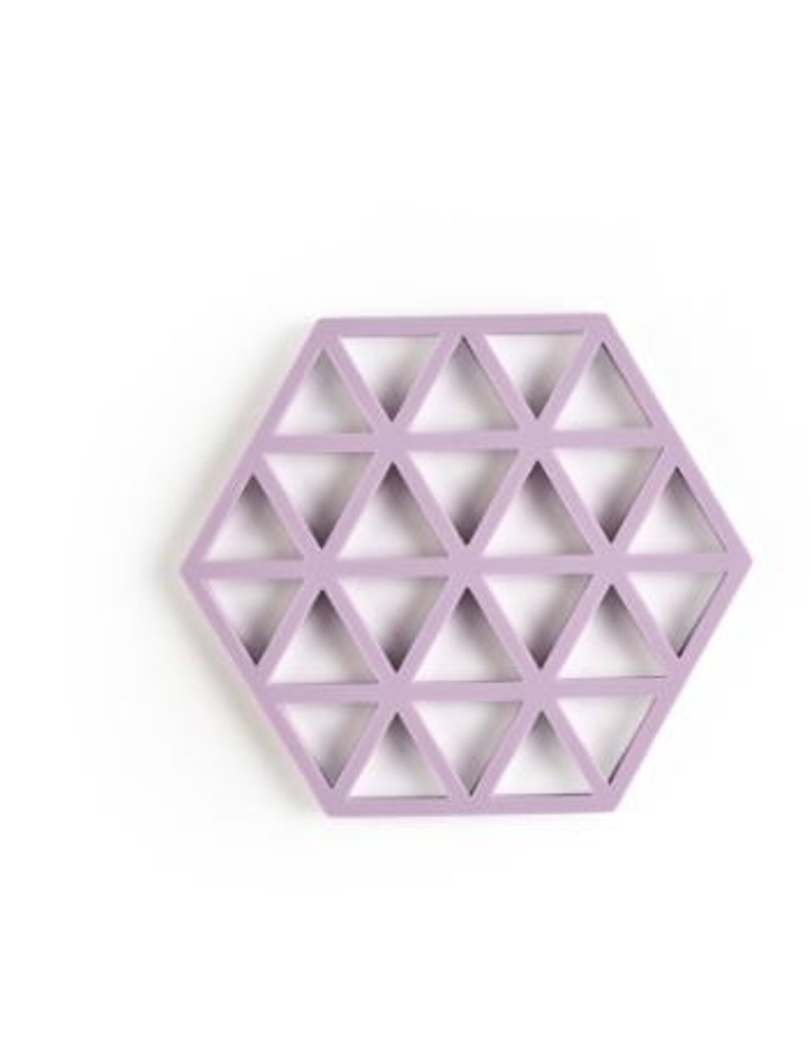 ZONE Denmark Trivet Triangles Terracotta/Lupine/Almond set van 3