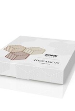 ZONE Denmark Trivet Hexagon Khaki/Warm Sand/Almond set van 3