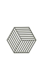 ZONE Denmark Trivet Hexagon Indigo/Fog/Olive Taup set van 3