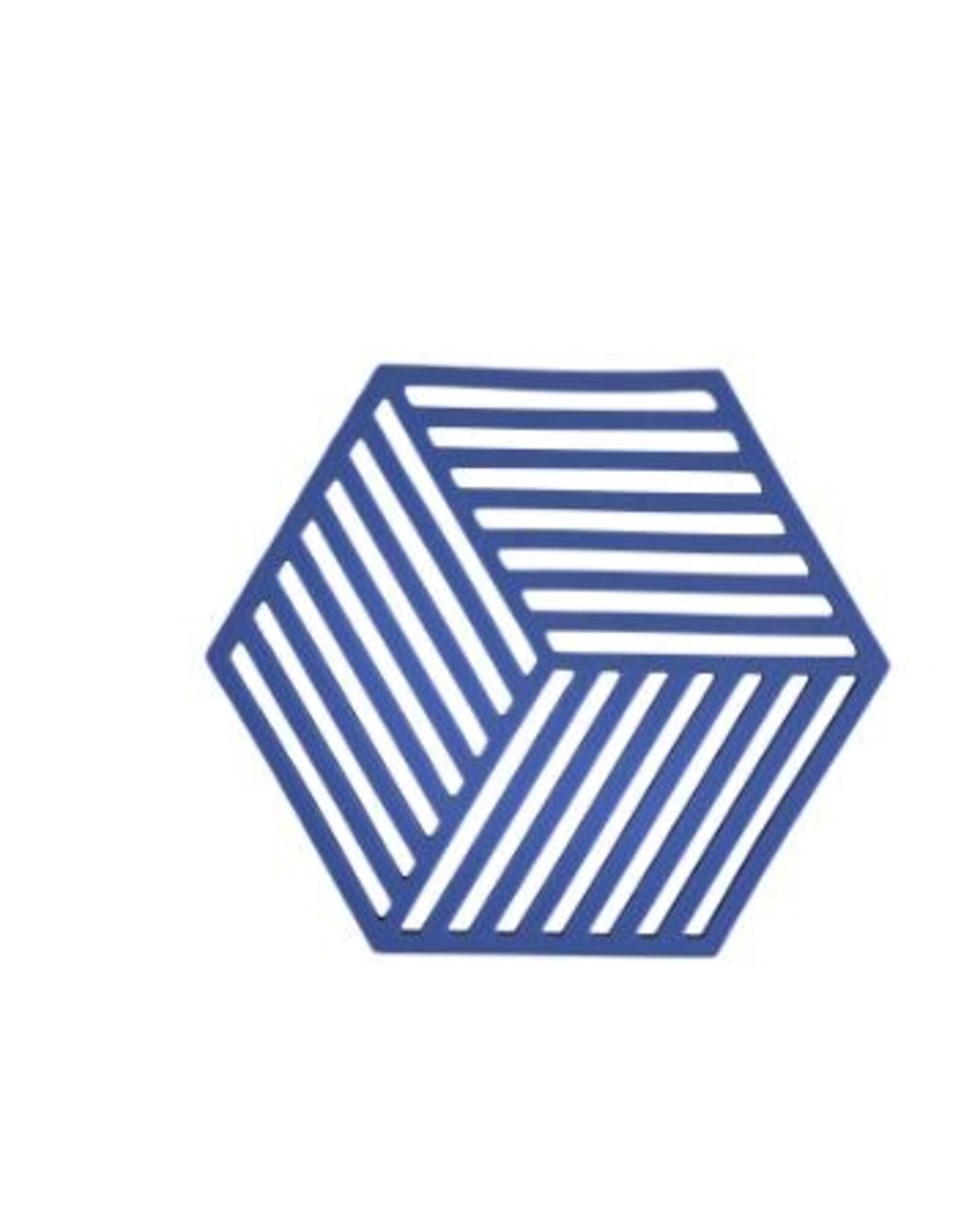ZONE Denmark Trivet Hexagon Indigo/Fog/Olive Taup set van 3