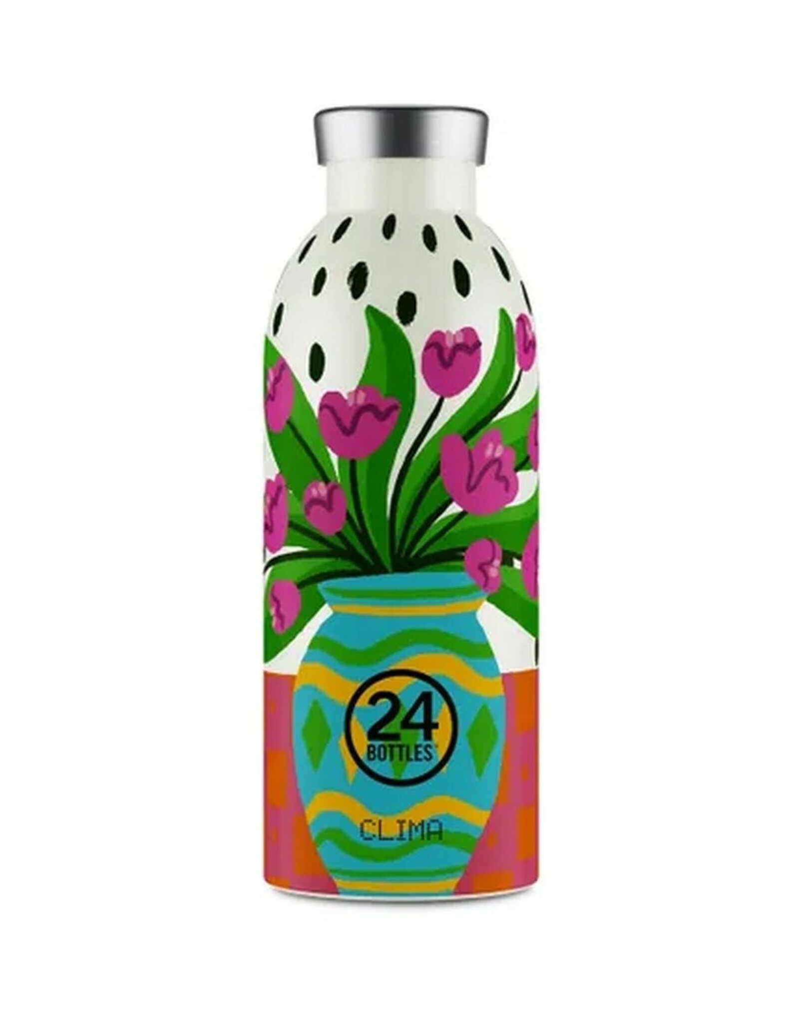 24Bottles Thermosfles Clima Bottle 500 ml Fiori Rosa