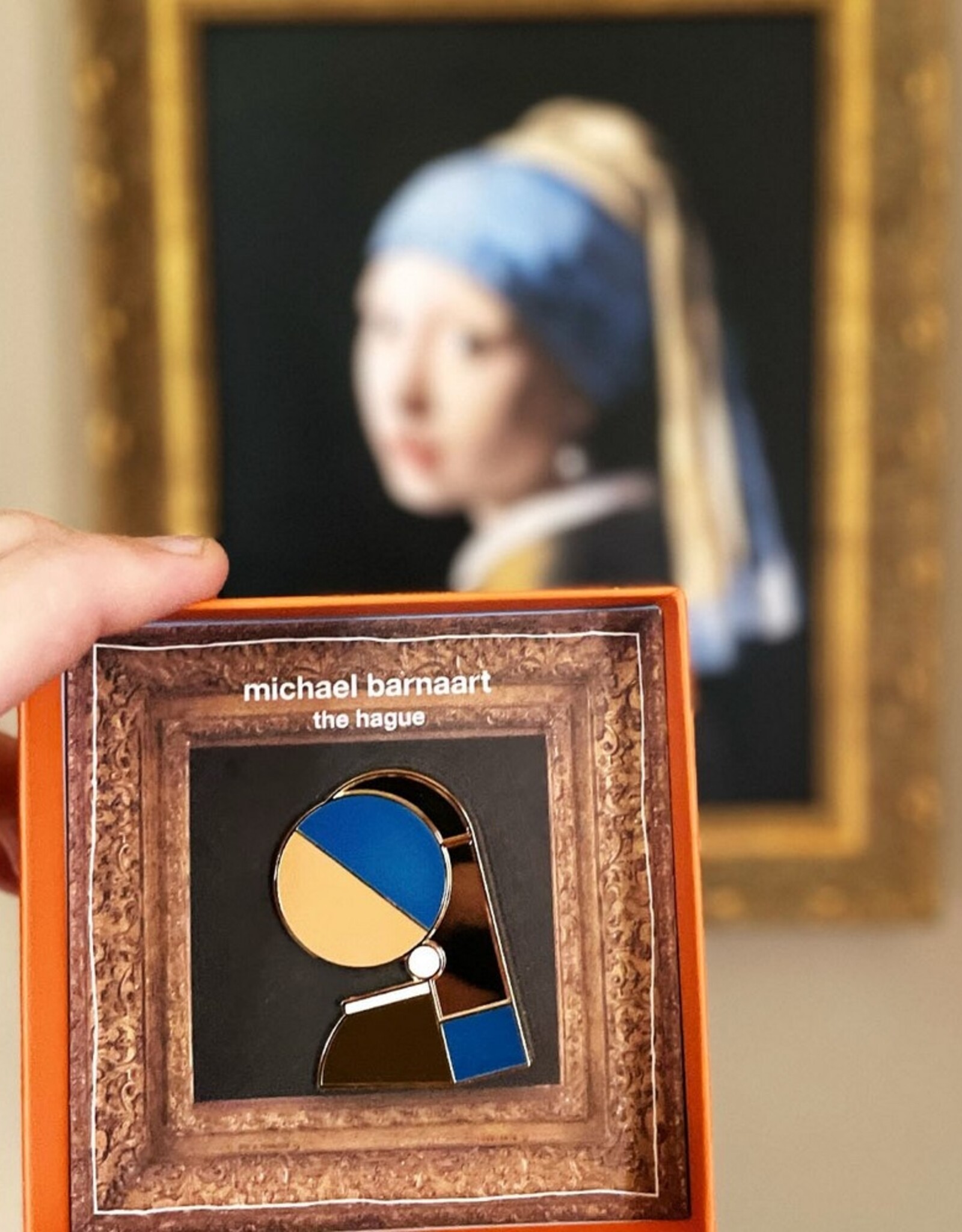 Michael Barnaart Broche Meisje met de Parel