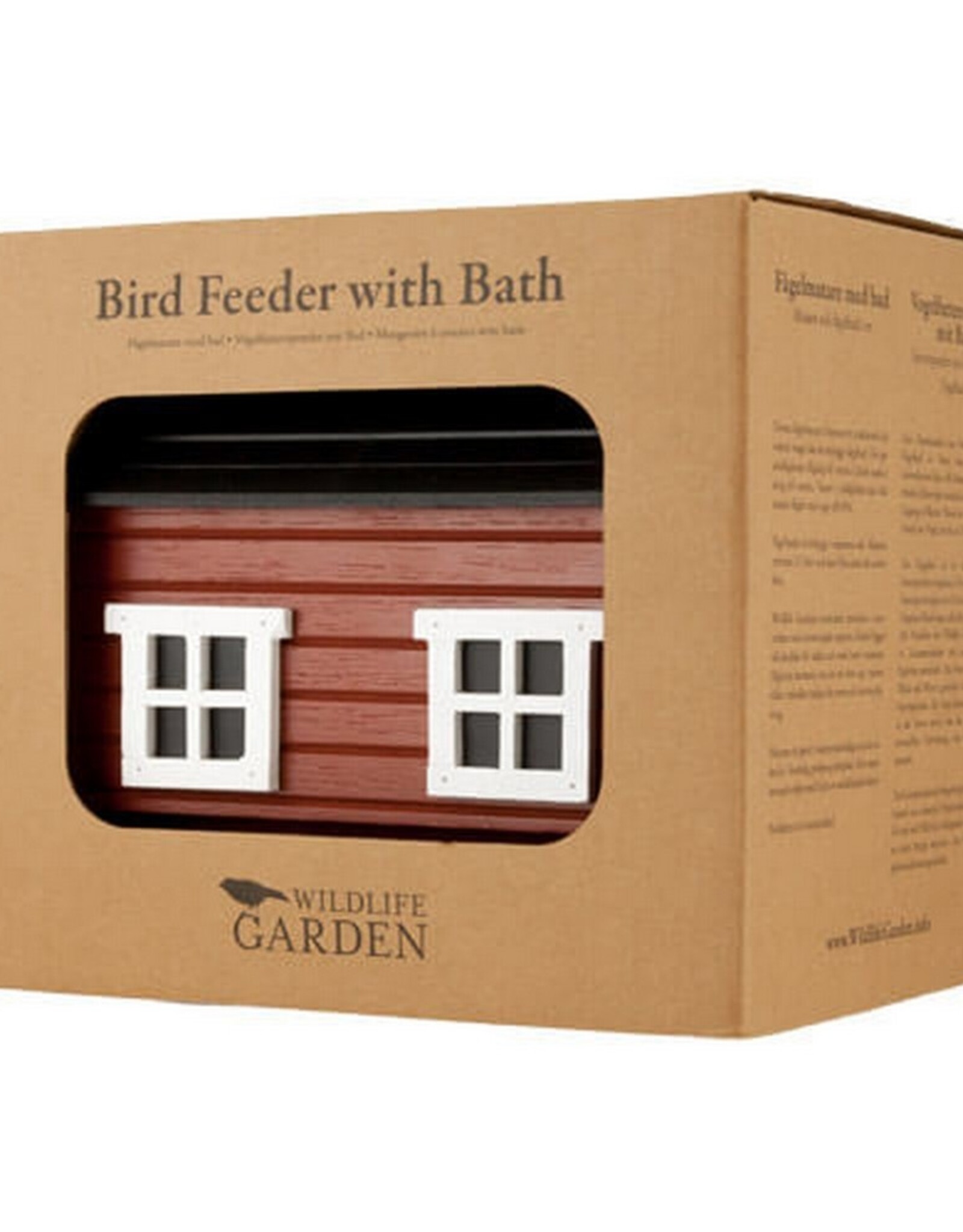 Wildlife Garden Voederhuisje met Bad Red House