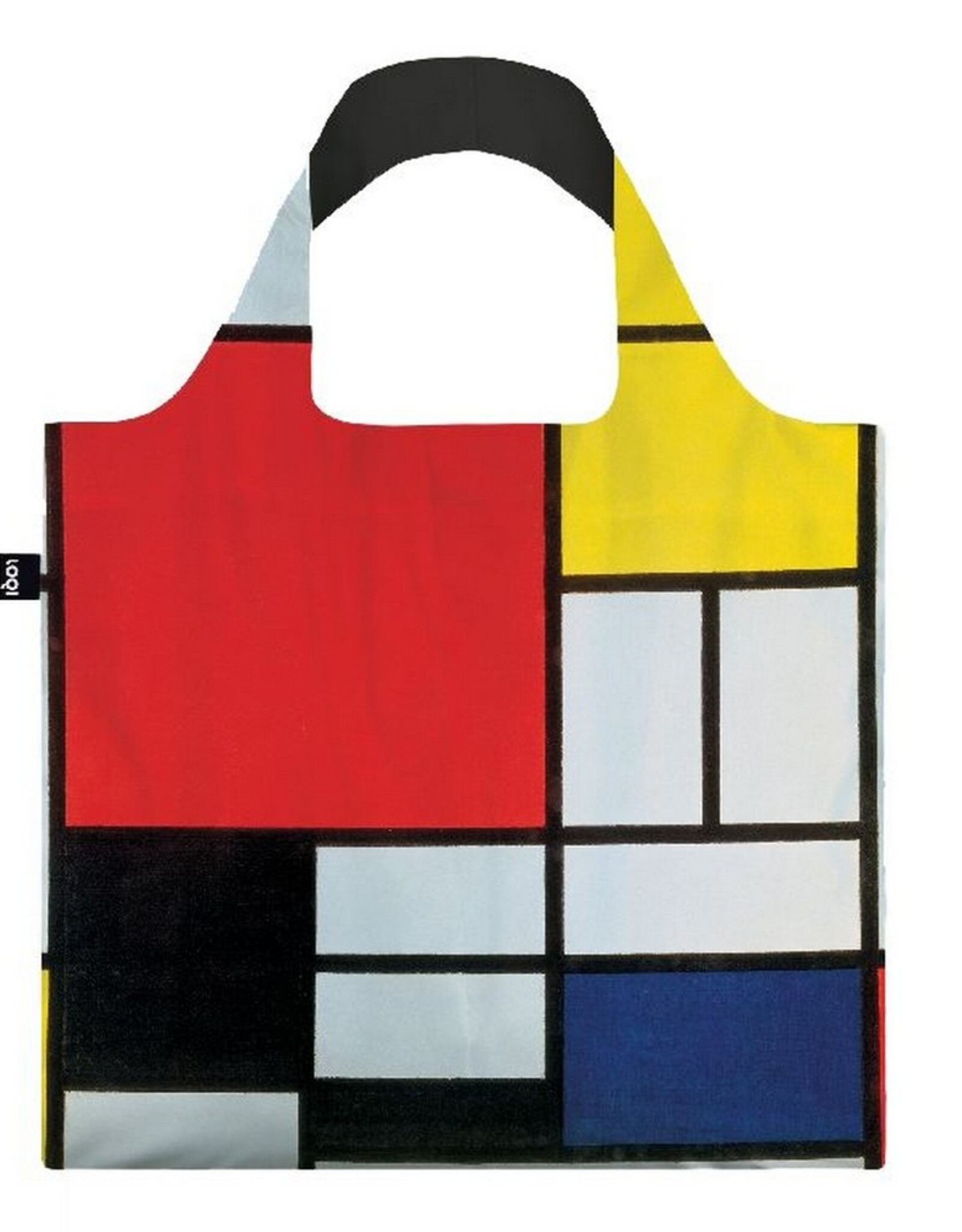 Loqi Opvouwbare Shopper Red, Yellow, Blue and Black