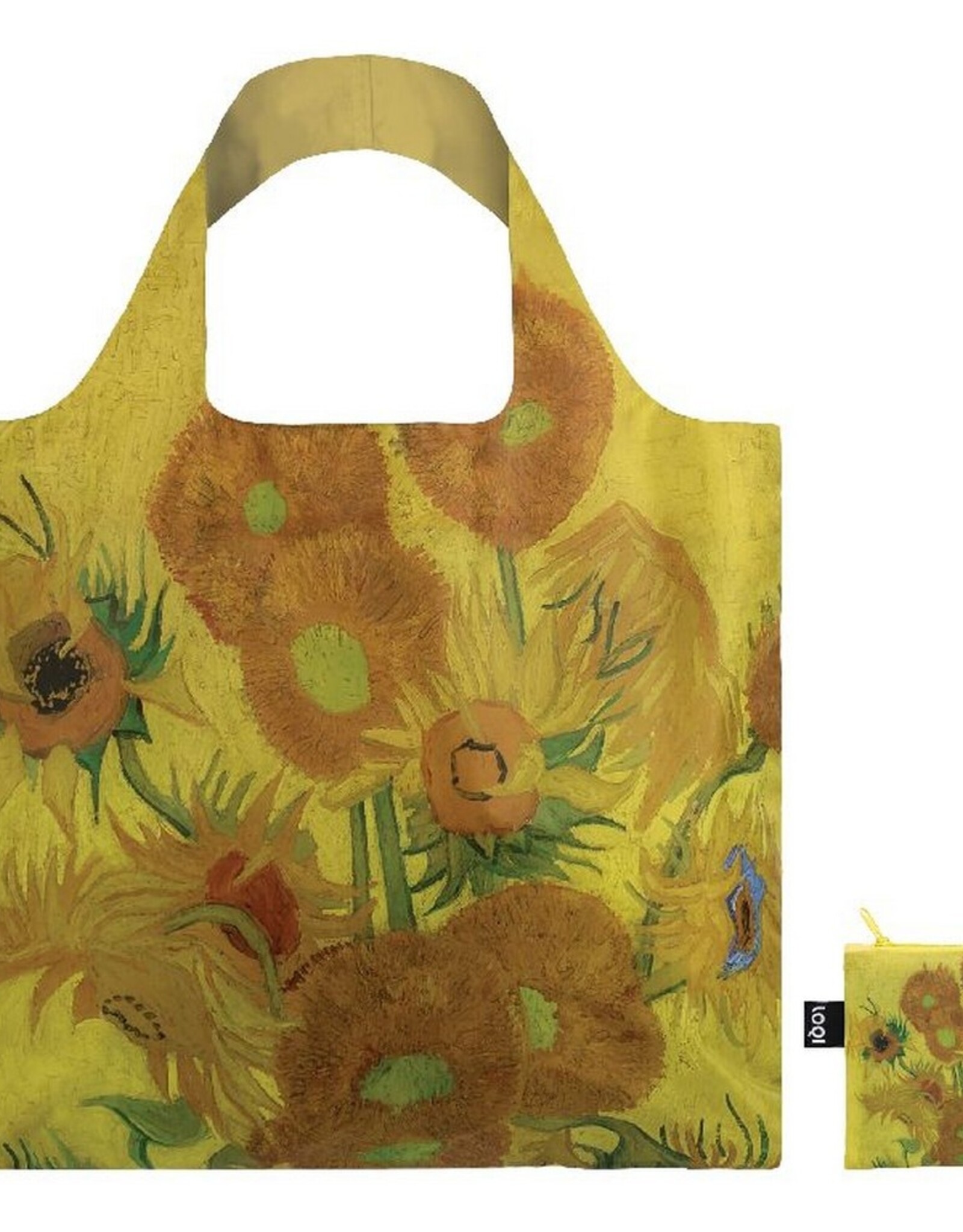 Loqi Opvouwbare Shopper Zonnebloemen