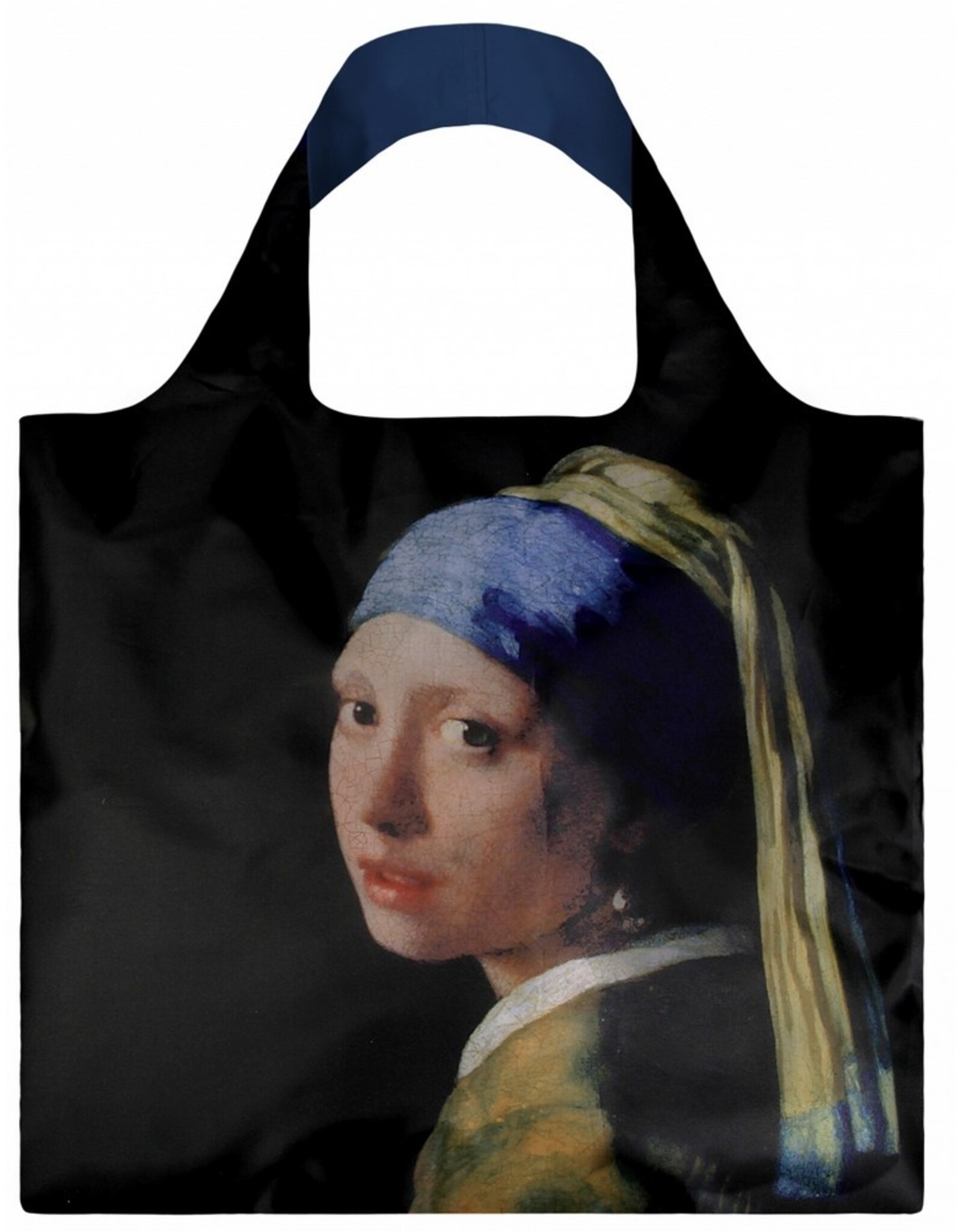 Loqi Opvouwbare Shopper Meisje met de parel