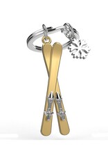 Metalmorphose Sleutelhanger Ski with Snowflake