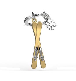 Metalmorphose Sleutelhanger Ski with Snowflake