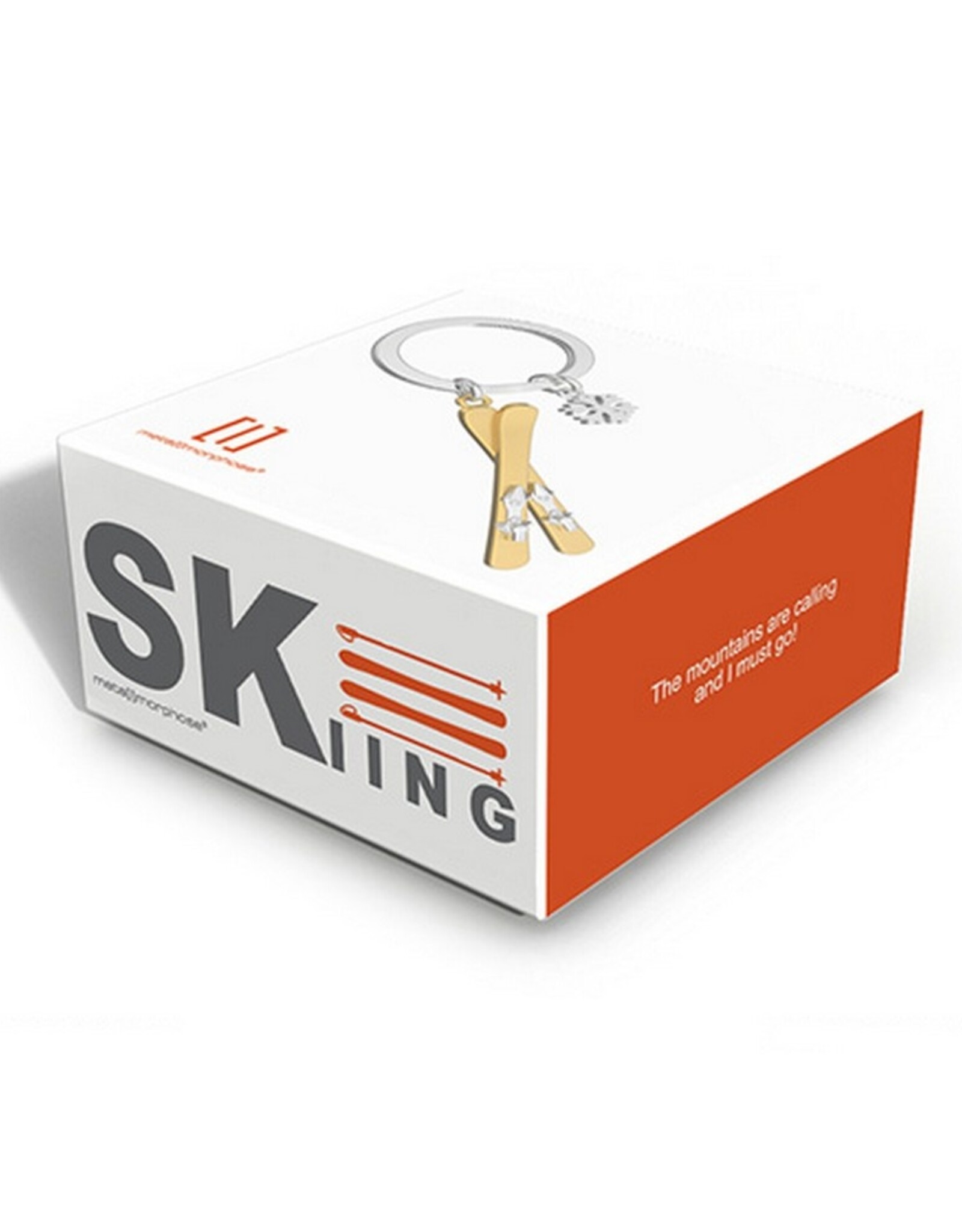 Metalmorphose Sleutelhanger Ski with Snowflake