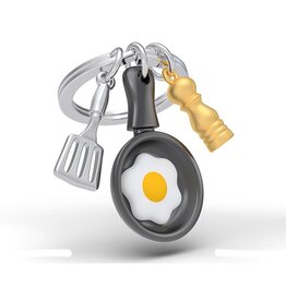 Metalmorphose Sleutelhanger Breakfast Cooking