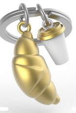 Metalmorphose Sleutelhanger Croissant & Coffee Metalmorphose Sleutelhanger Croissant & Coffee