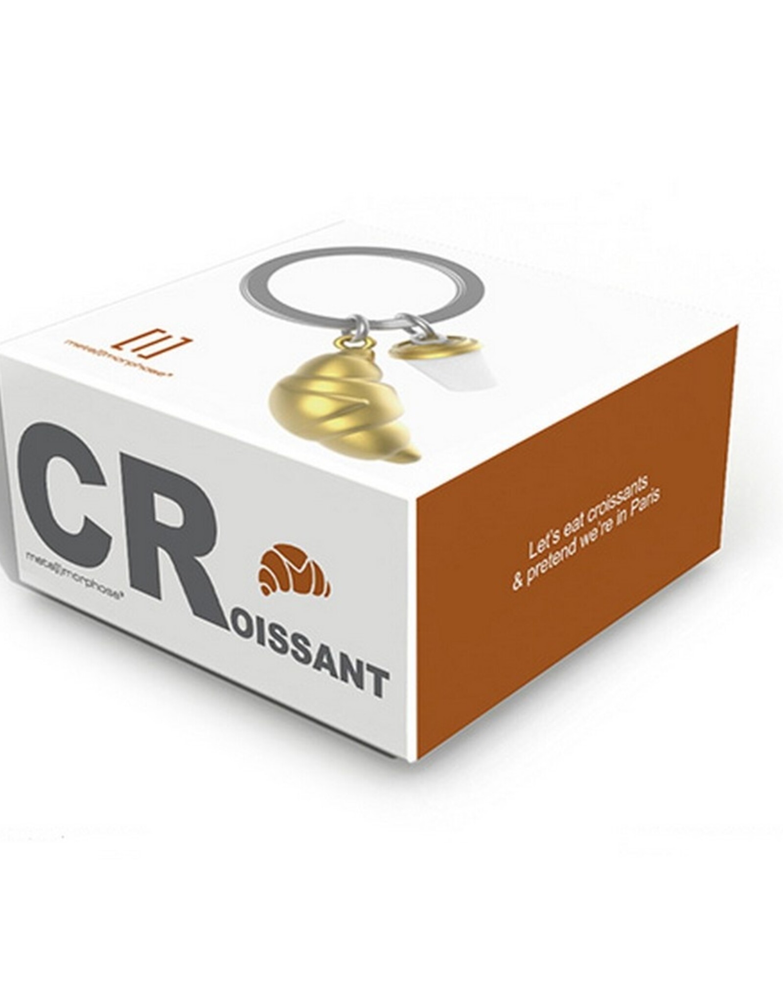 Metalmorphose Sleutelhanger Croissant & Coffee