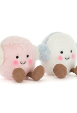 Jellycat Knuffel Amuseables Pink and White Marshmallows Jellycat Knuffel Amuseables Pink and White Marshmallows