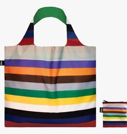 Loqi Opvouwbare Shopper Lottery Stripes