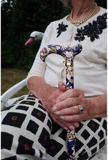 Ninee Wandelstok Passievrucht Blauw Opvouwbaar