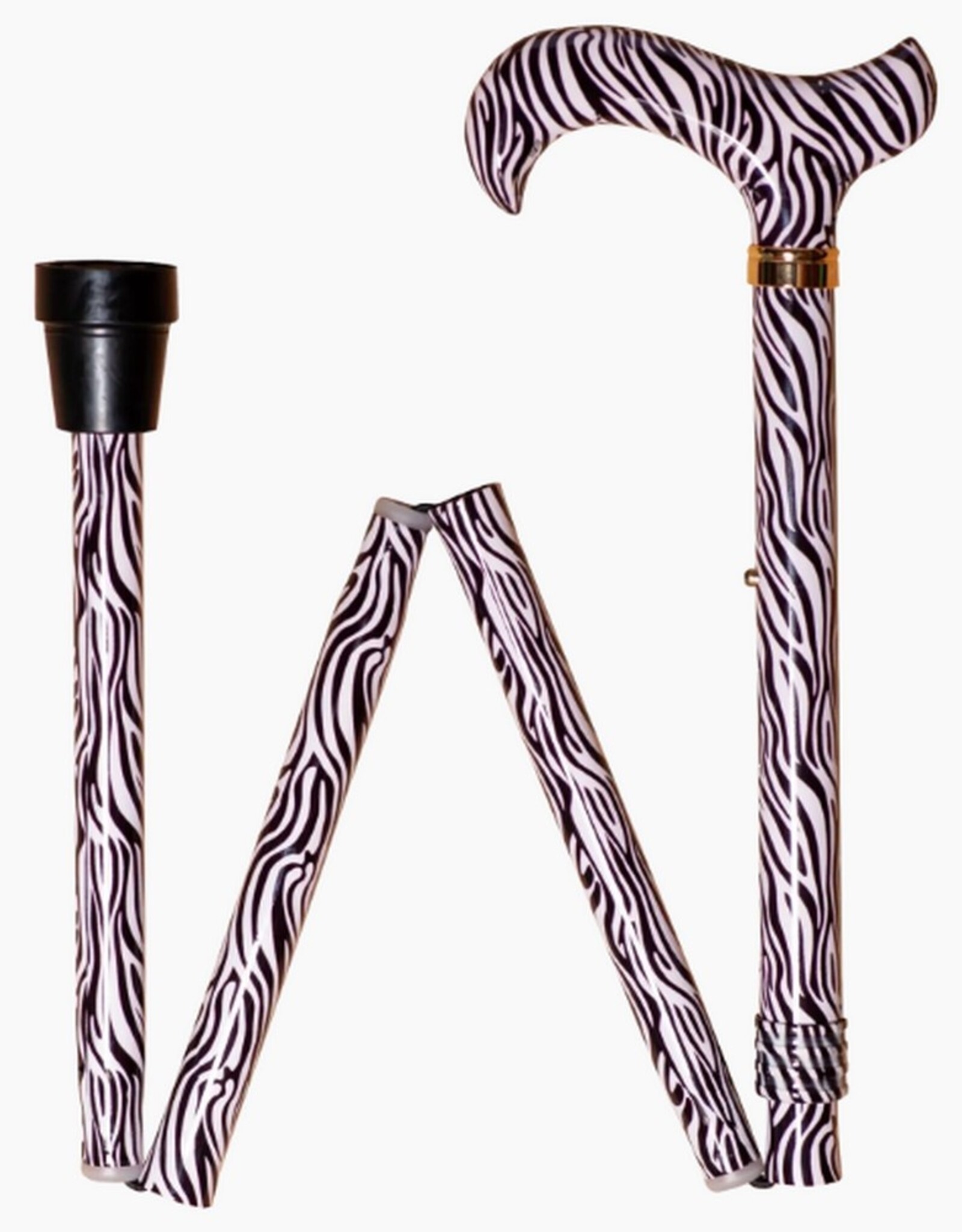 Ninee Wandelstok Zebra Opvouwbaar