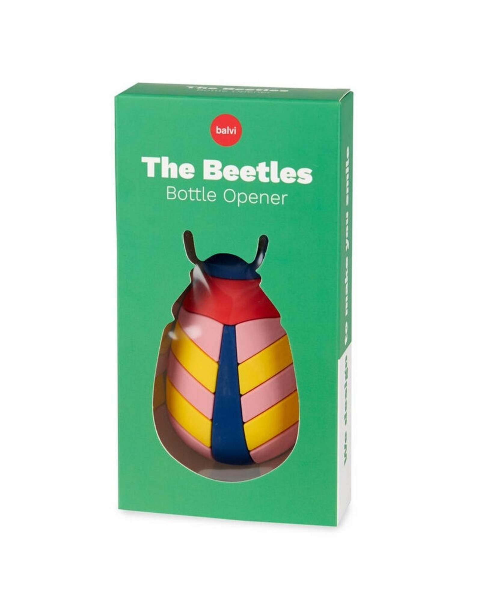 Balvi Magnetische FlesopenerThe Beetles Rood