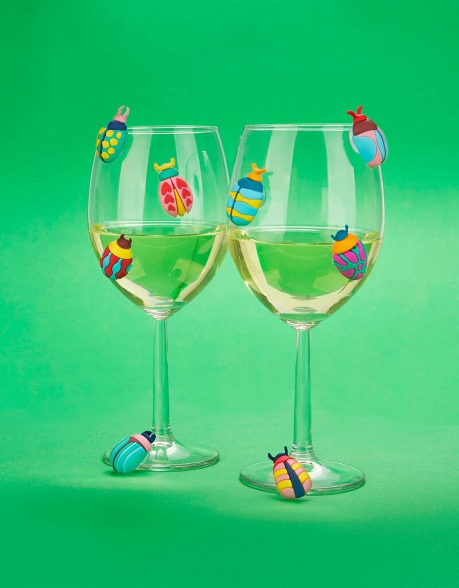 Balvi Glasmarkers The Beetles 8 stuks