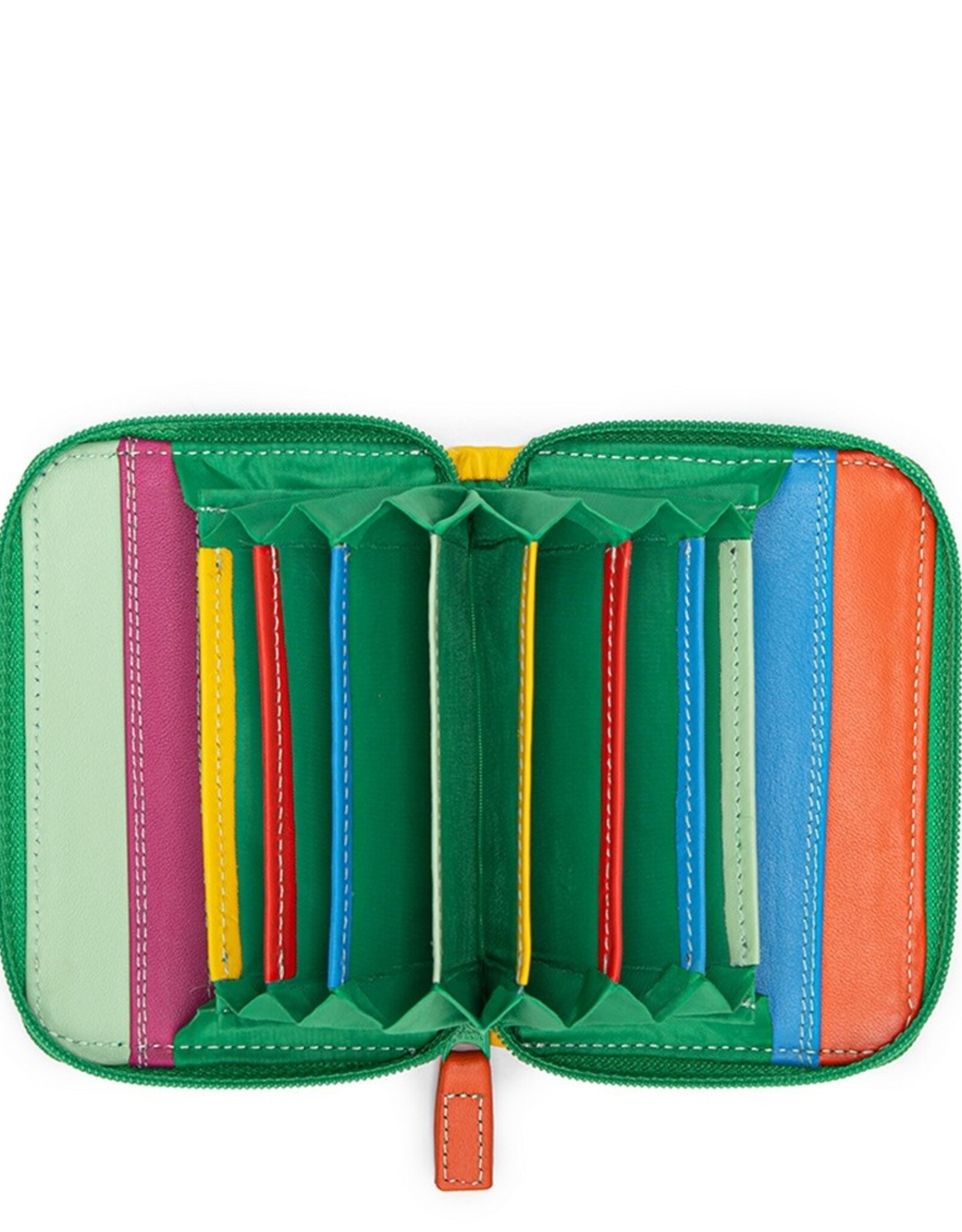 MyWalit Zip Around Fan Credit Card Holder Sicily