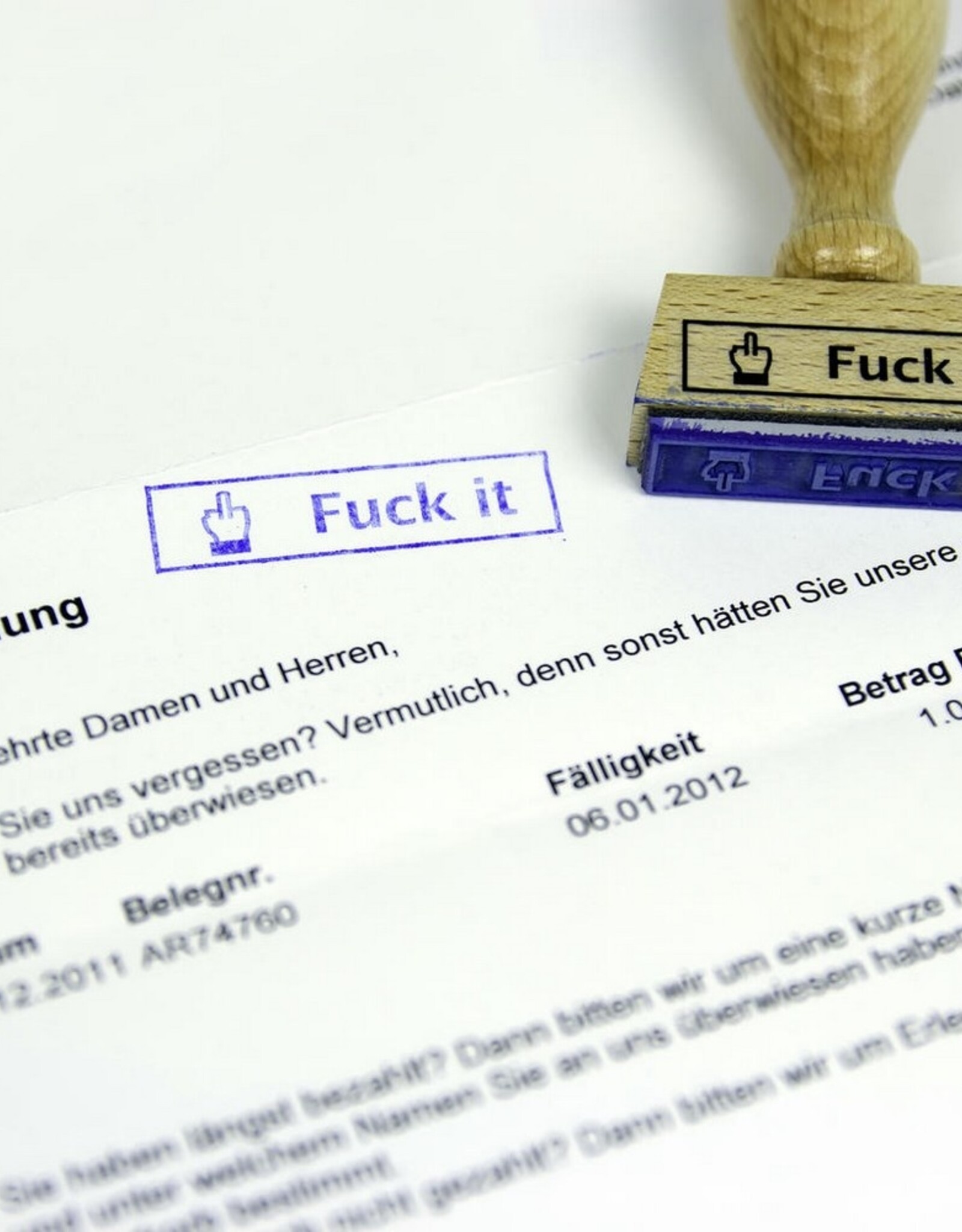 MAGS Vertrieb Stempel Fuck It Stamp