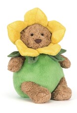 Jellycat Knuffel Bartholomew Bear Daffodil Outfit