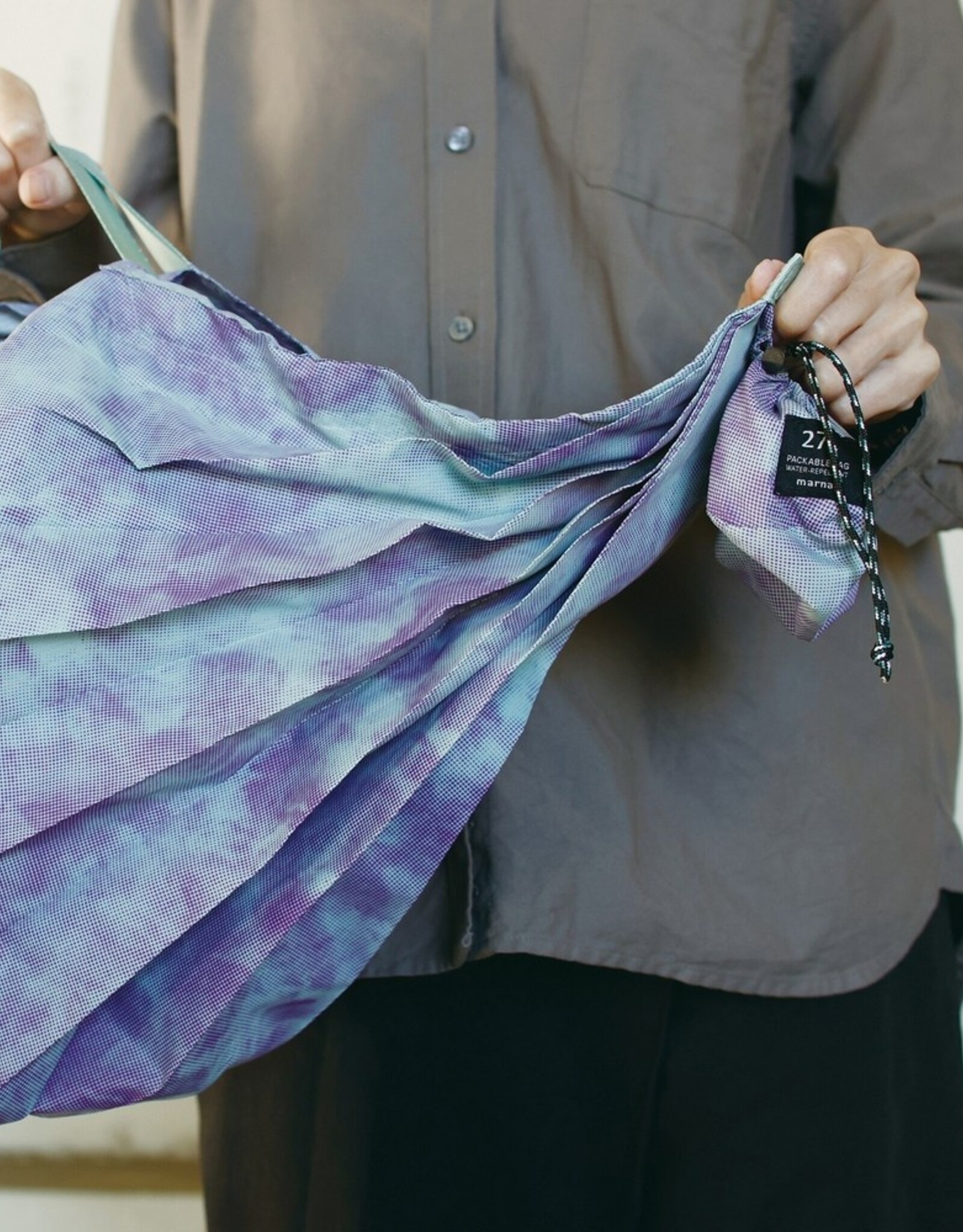 Shupatto Opvouwbare Shopper Shupatto 27L met rits Evening Mist