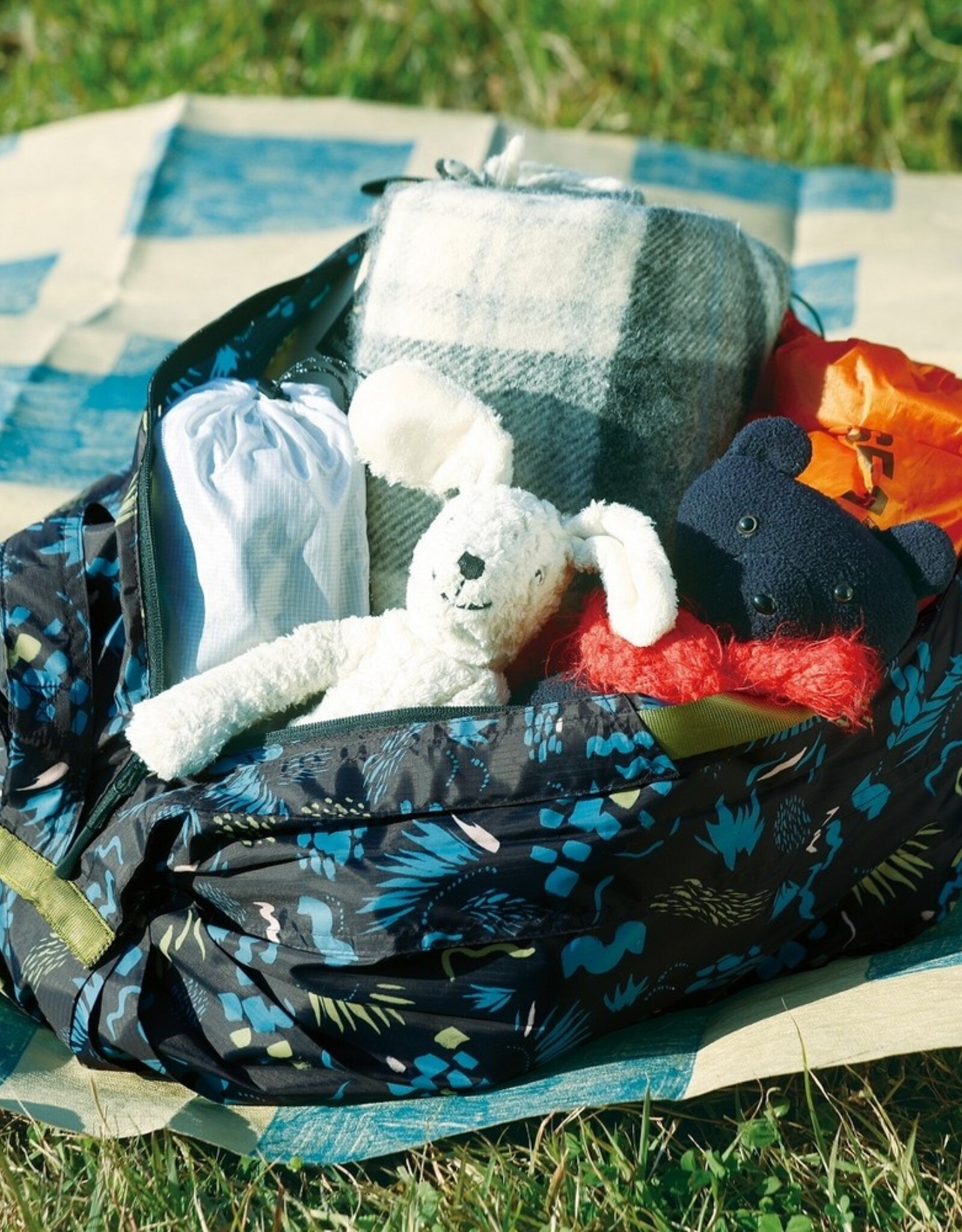 Shupatto Opvouwbare Shopper Shupatto 27L met rits Grassland