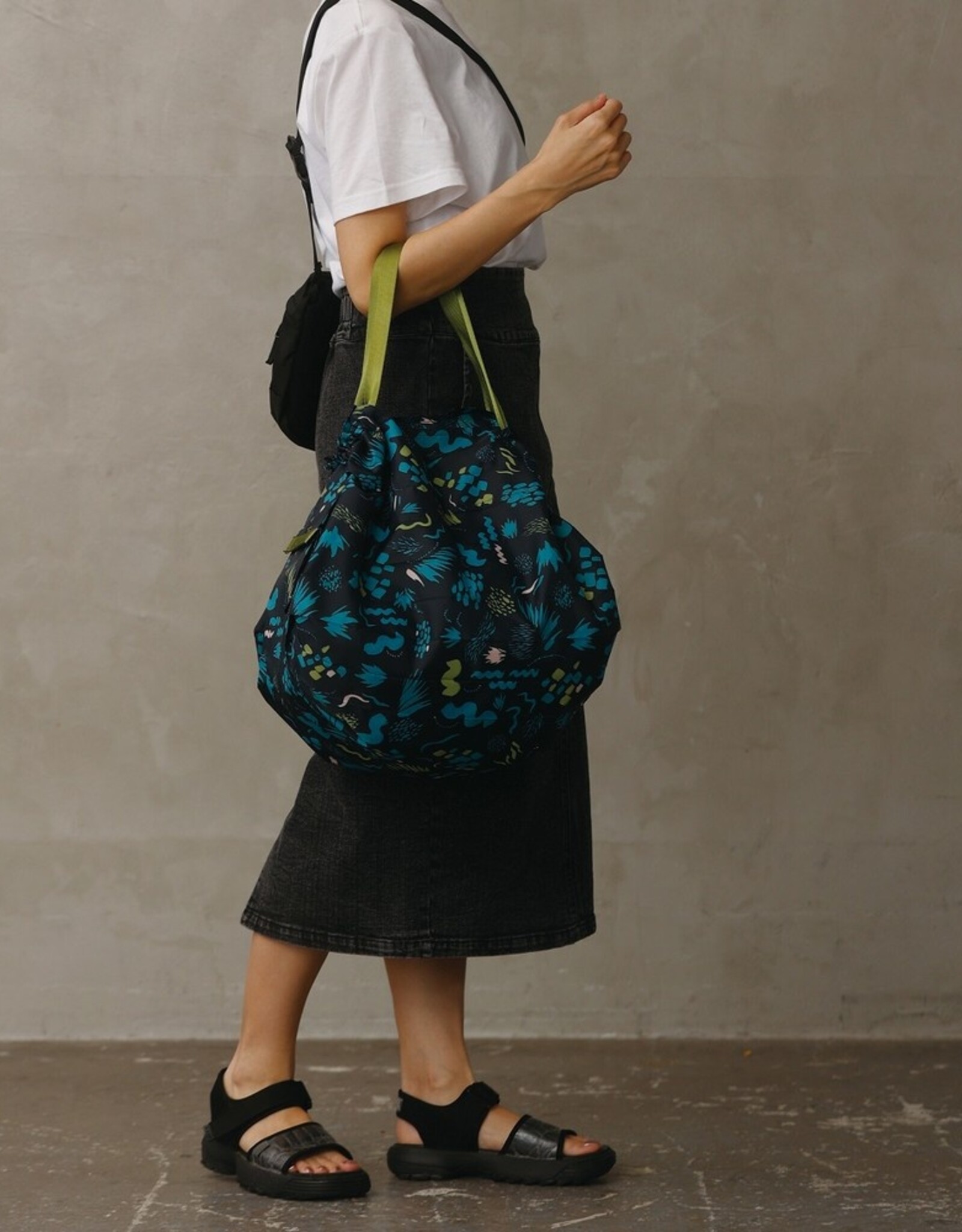 Shupatto Opvouwbare Shopper Shupatto 27L met rits Grassland