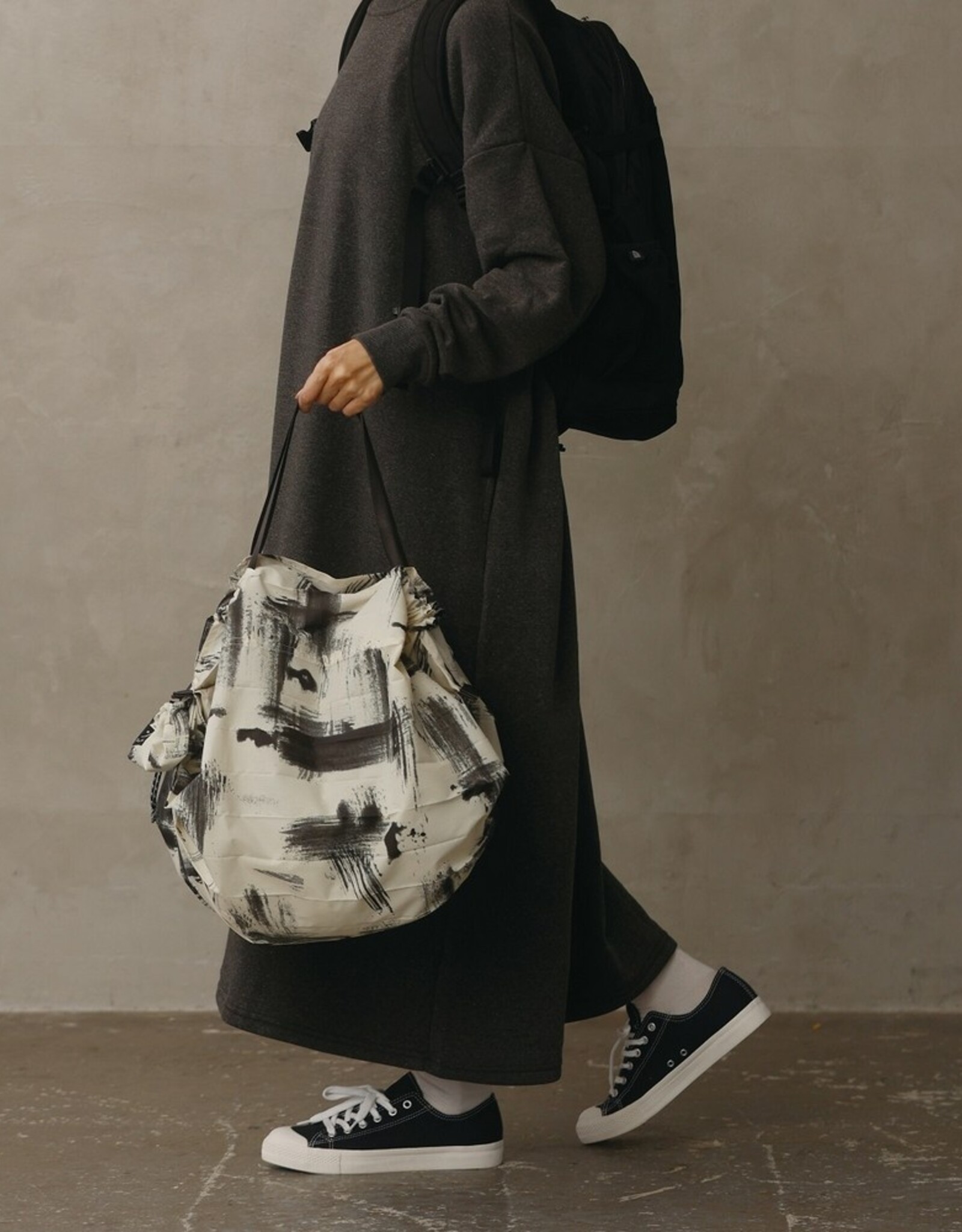 Shupatto Opvouwbare Shopper Shupatto 27L met rits White Birch