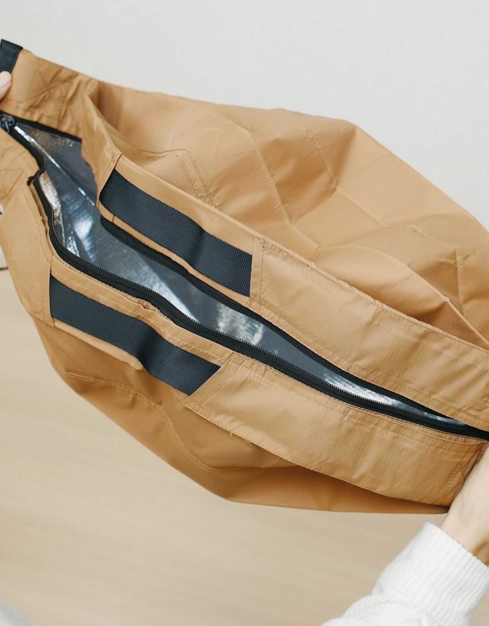 Shupatto Opvouwbare Shopper Shupatto Insulated 20L met rits Amber