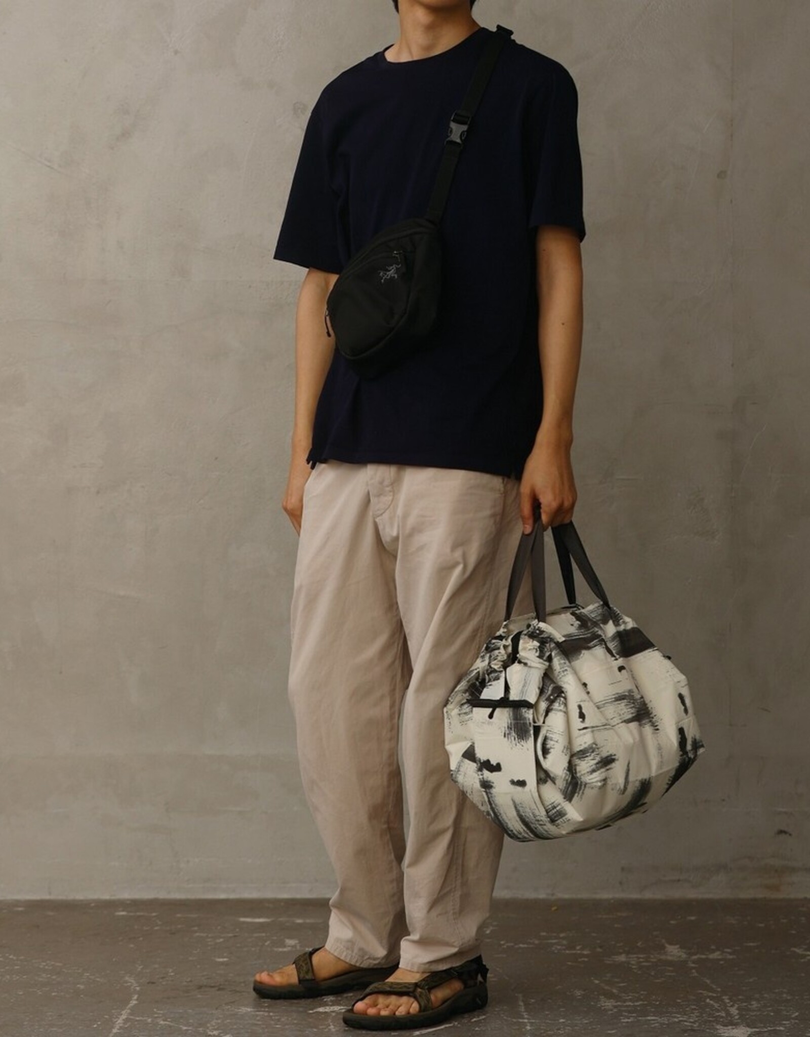 Shupatto Opvouwbare Shopper Shupatto Insulated 20L met rits White Birch