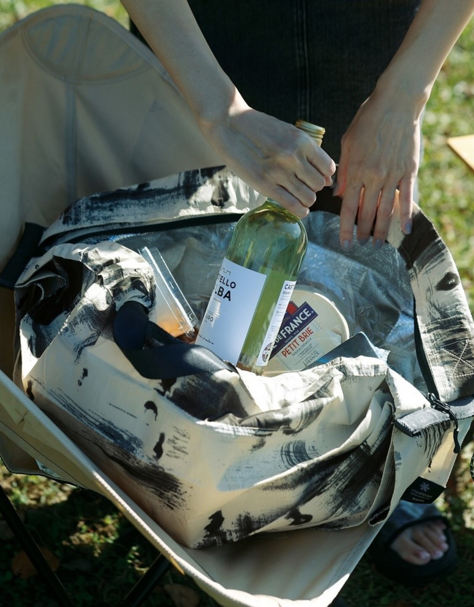 Shupatto Opvouwbare Shopper Shupatto Insulated 20L met rits White Birch