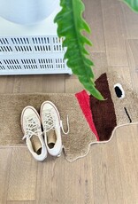 Bitten Badmat Stretched Sausage Dog