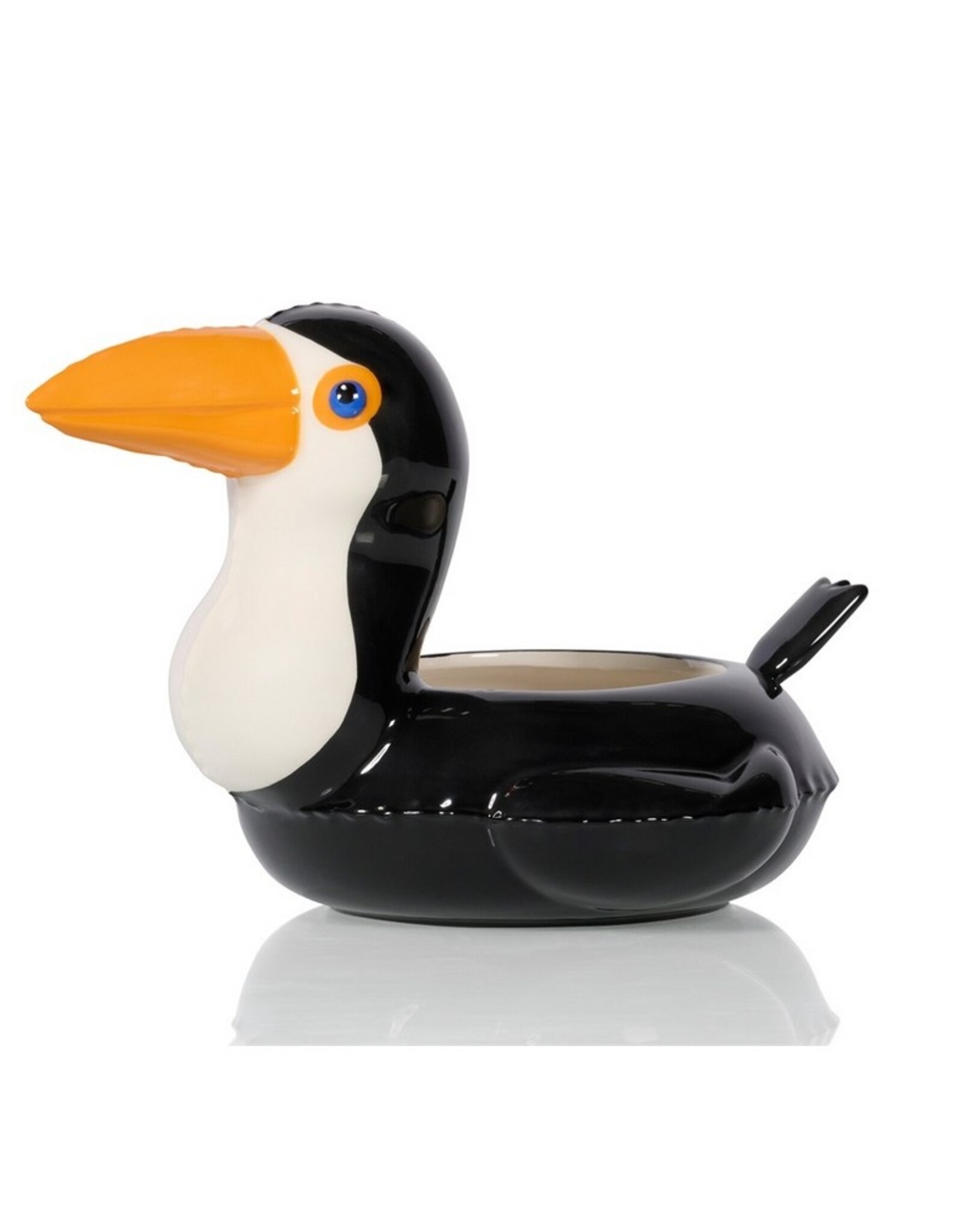 Bitten Planter Floaty Toucan Pot