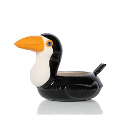 Bitten Planter Floaty Toucan Pot
