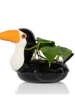 Bitten Planter Floaty Toucan Pot