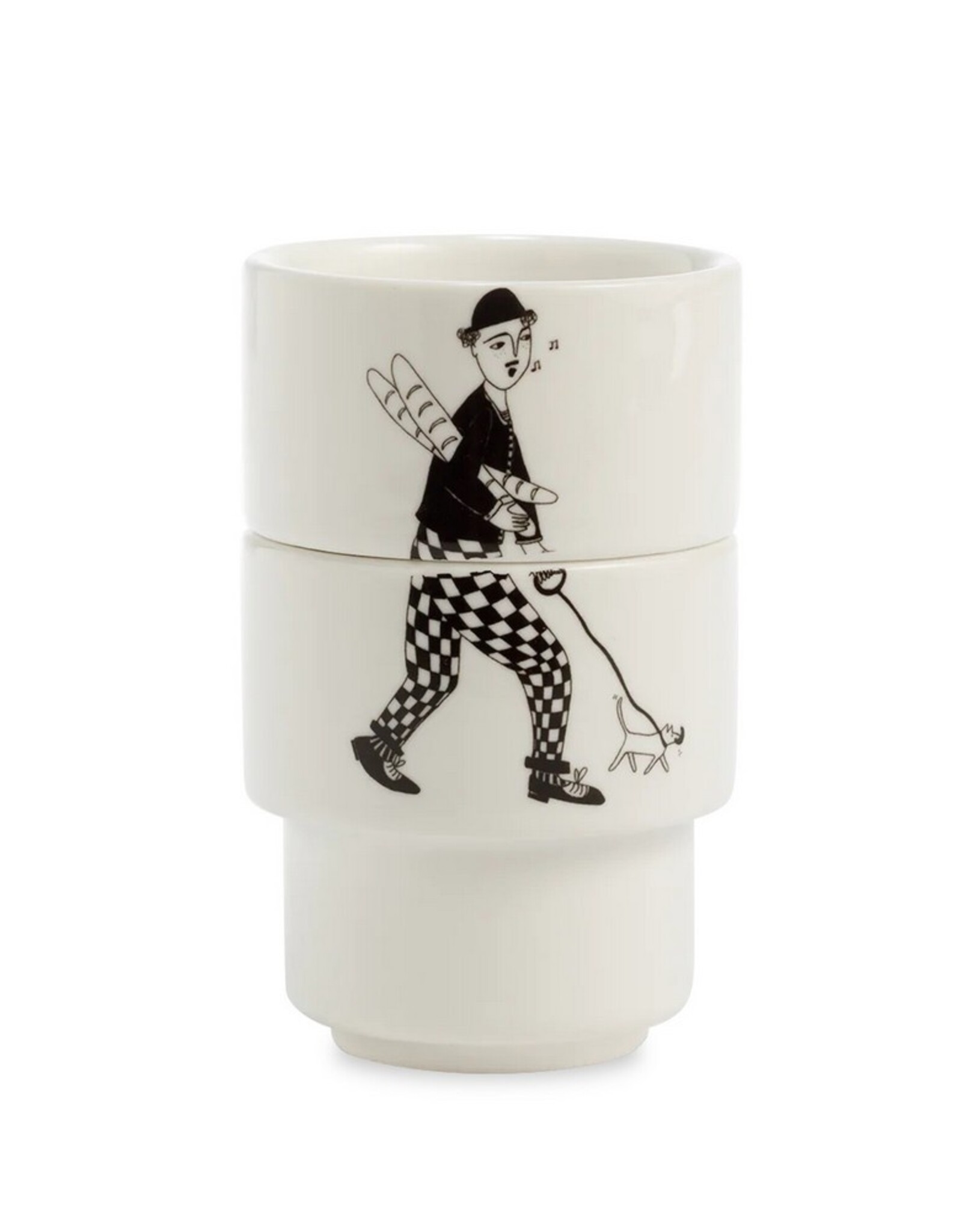 Helen B Eierdop set van 2 Sunday in Paris