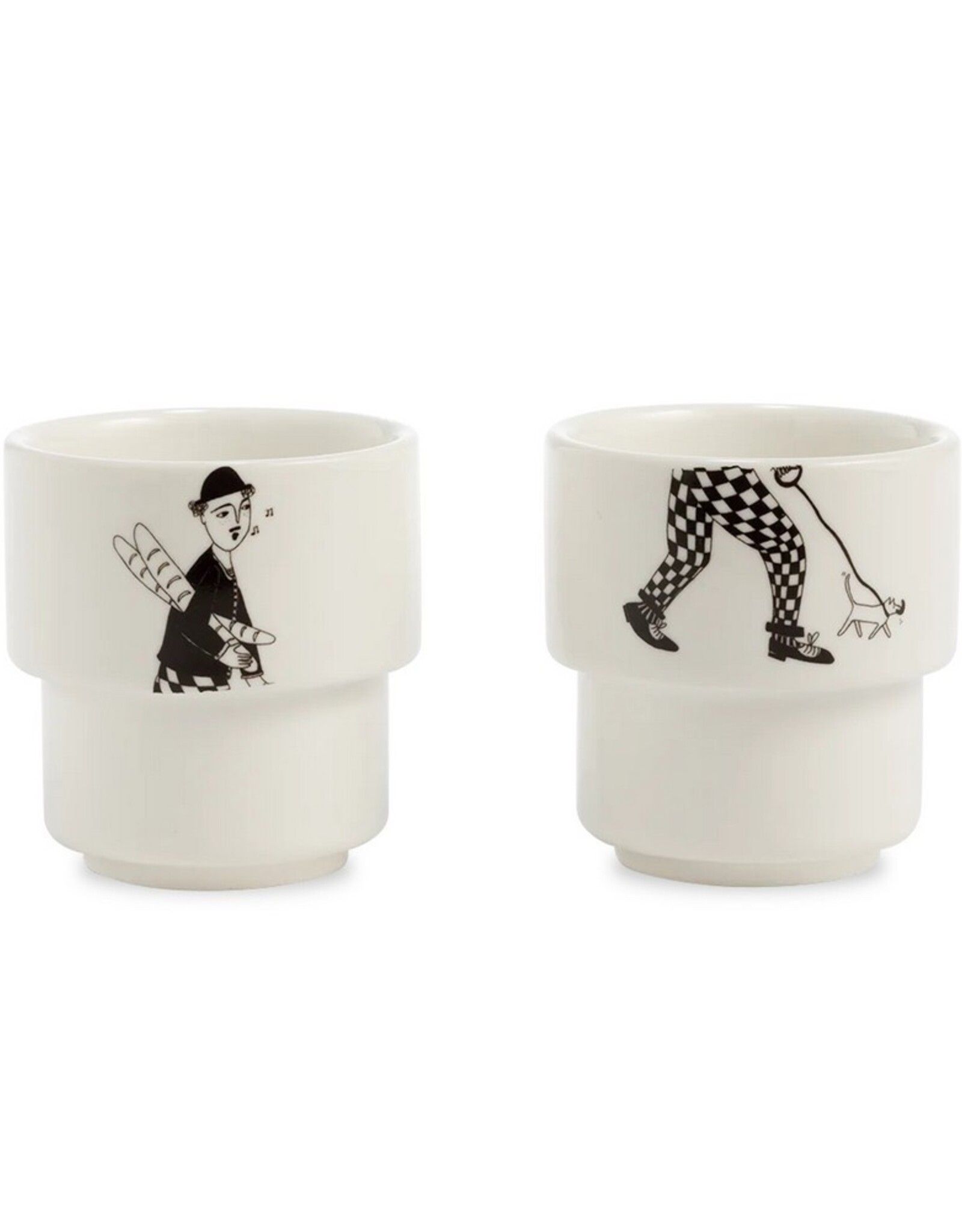 Helen B Eierdop set van 2 Sunday in Paris